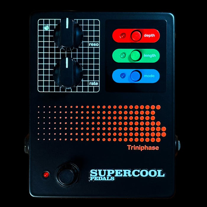 Supercool The Triniphase Phaser Pedal Front