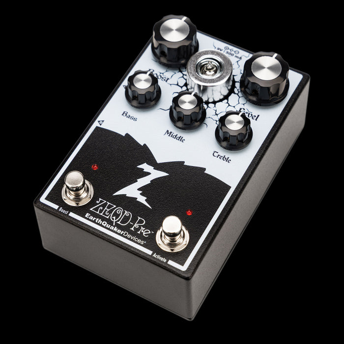 EarthQuaker Devices ZEQD-Pre Tube Preamp Pedal Front Angle Left