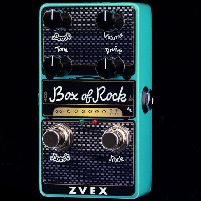 ZVex Vertical Box Of Rock Overdrive Guitar Pedal Angle