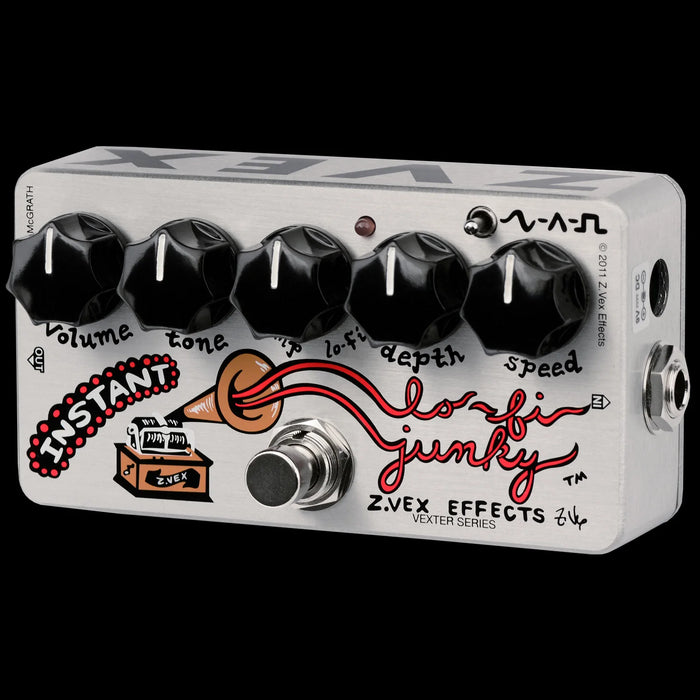 ZVex Vexter Instant Lo Fi Junky Guitar Pedal Angle