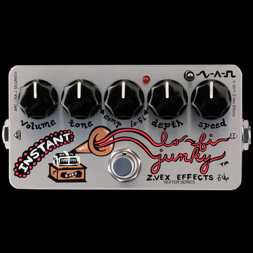 ZVex Vexter Instant Lo Fi Junky Guitar Pedal Front 