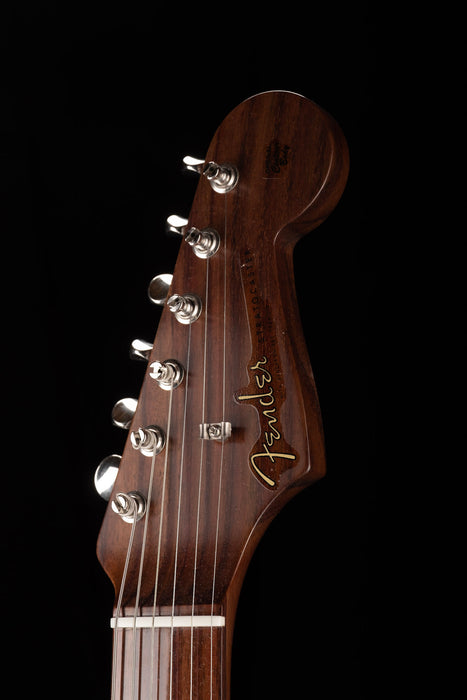 Pre Owned Fender Custom Shop 60's Stratocaster Closet Classic Ebony Transparent Headstock Angled