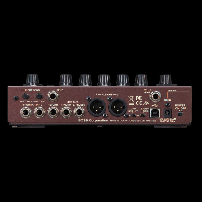 Boss AD-10 Acoustic Preamp Pedal Top