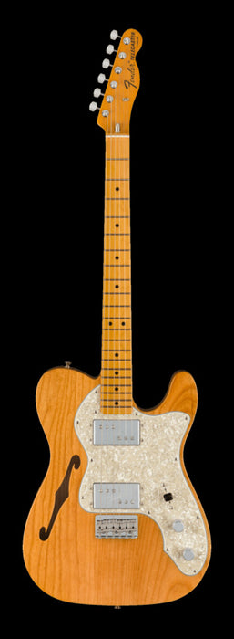 Fender American Vintage II 1972 Telecaster Thinline Maple Fingerboard Aged Natural Electric Guitar With Case