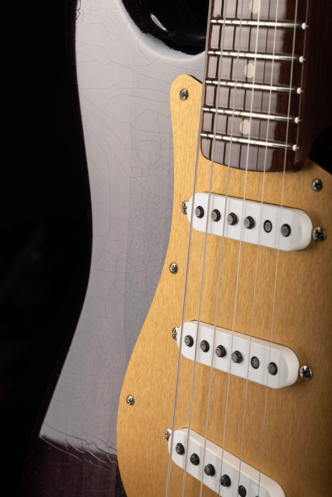 Pre Owned Fender Custom Shop 60's Stratocaster Closet Classic Ebony Transparent Pickups