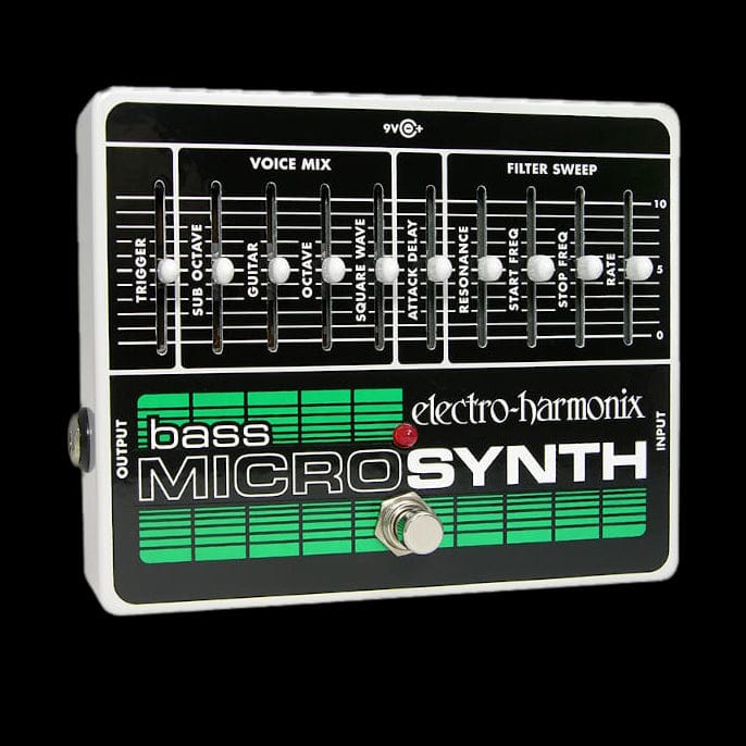 bass pedal synthesizer Electro-Harmonix Bass Microsynth Analog Synth Pedal — Truetone Music