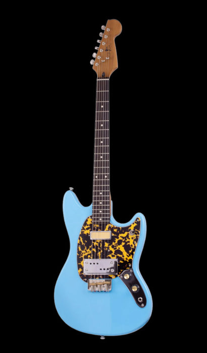 Eastwood Warren Ellis CDR Coodercaster Inspired - Sonic Blue