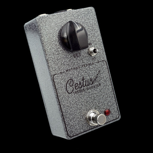 Mythos Cestus Treble Booster Guitar Effect Pedal Angle