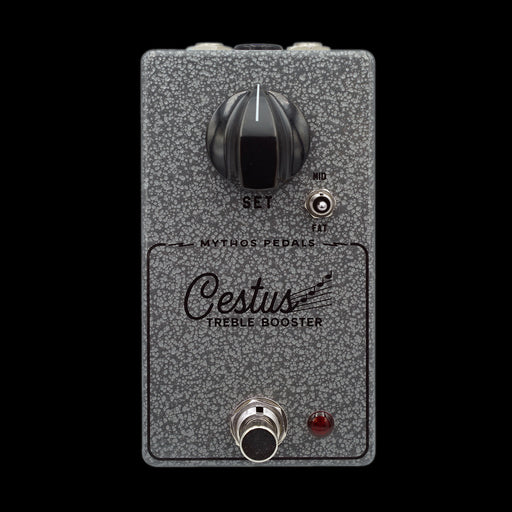 Mythos Cestus Treble Booster Guitar Effect Pedal Front