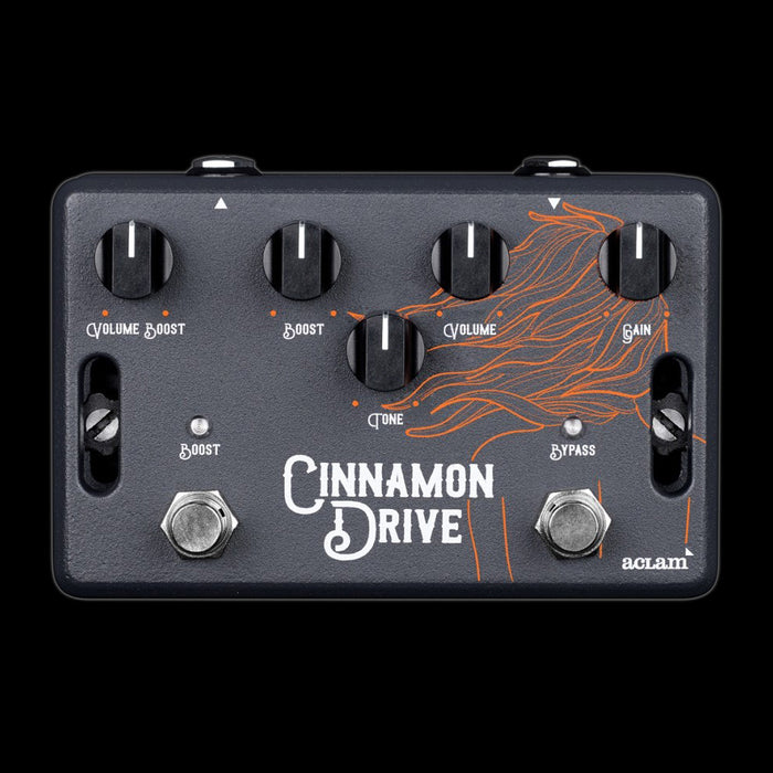 Aclam Cinnamon Drive Dual Stage Overdrive Pedal Front 