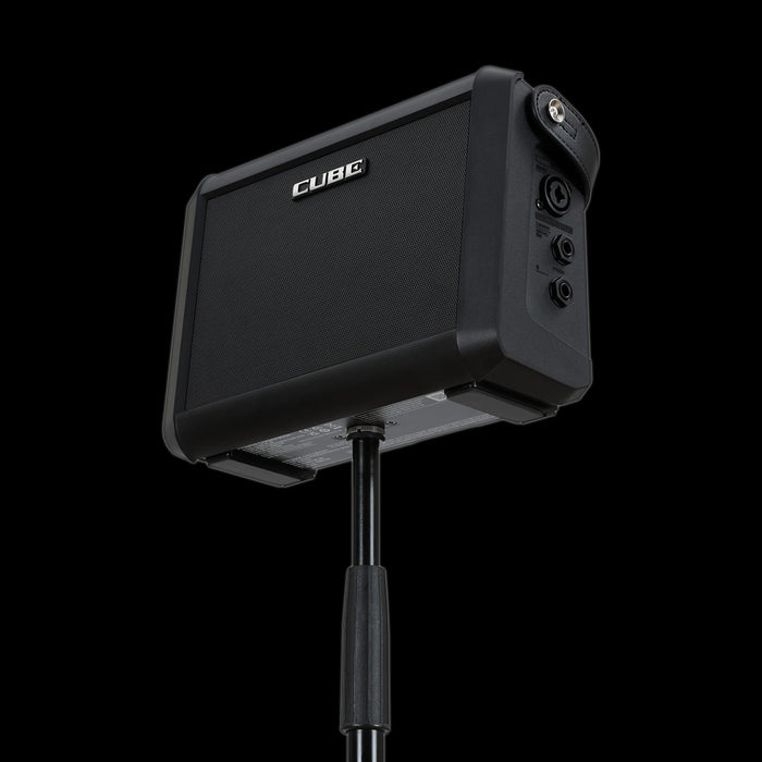 Roland Cube Street Mini Portable Guitar Amp Combo On Mic Stand