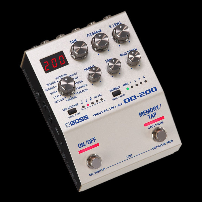 digital delay pedal boss Boss DD-200 Digital Delay Guitar Effect Pedal — Truetone Music