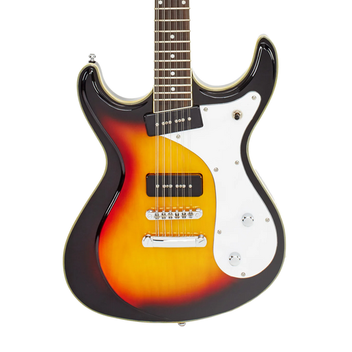 Eastwood Sidejack Standard 12 String Sunburst with Chrome Hardware