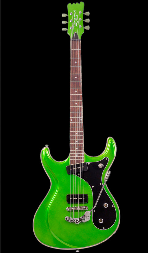 Eastwood Sidejack Baritone Deluxe 20th Anniversary Limited Guitar Emerald Green