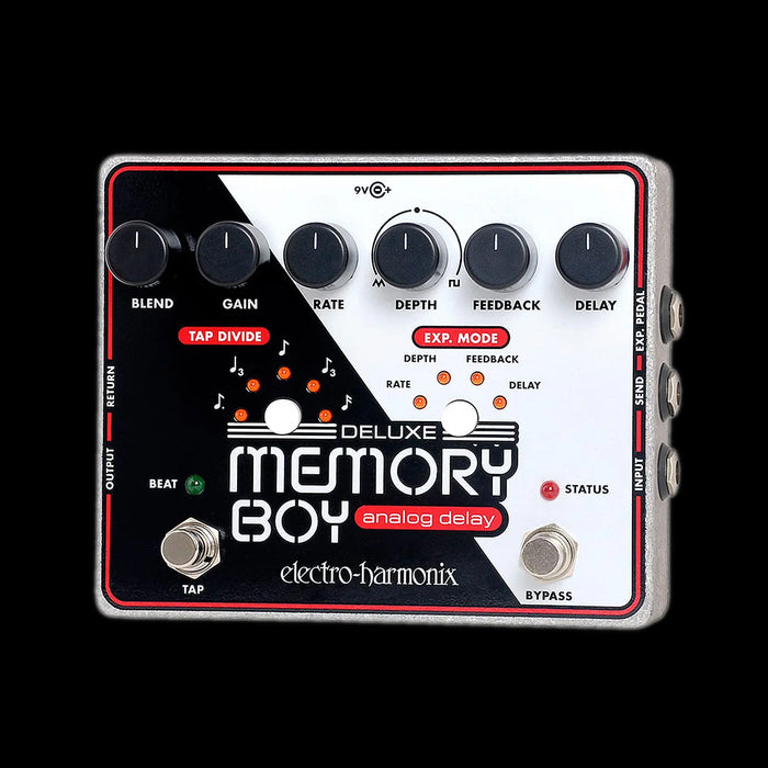 analog delay pedal with tap tempo Electro-Harmonix Deluxe Memory Boy Analog Delay Pedal with Tap Tempo — Truetone Music