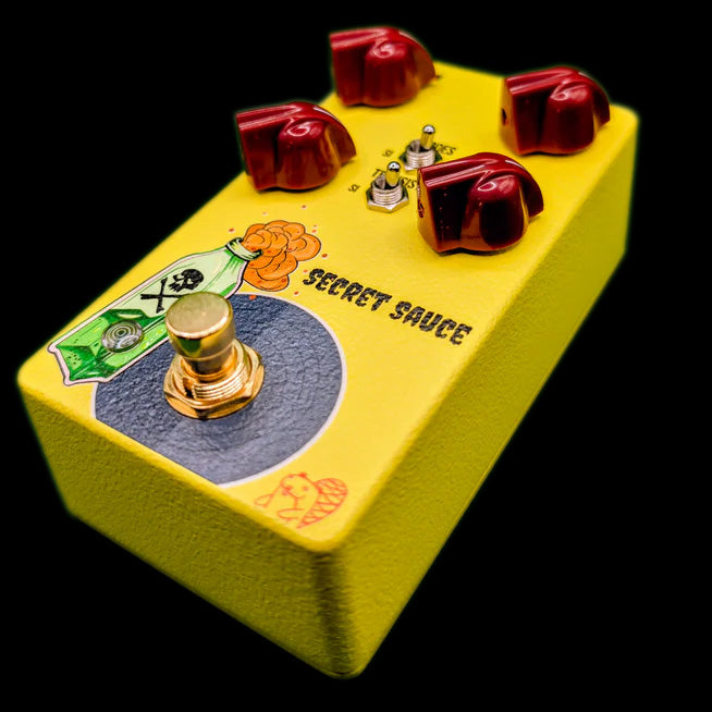 Drunk Beaver Secret Sauce Fuzz Pedal Angle