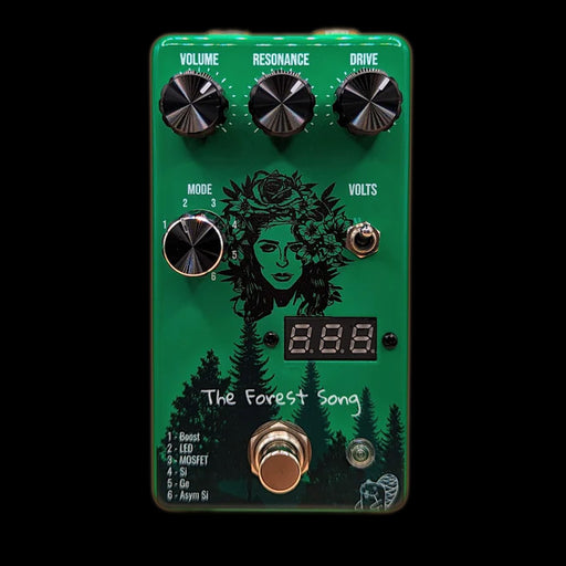 Drunk Beaver The Forest Song Overdrive Pedal Front 