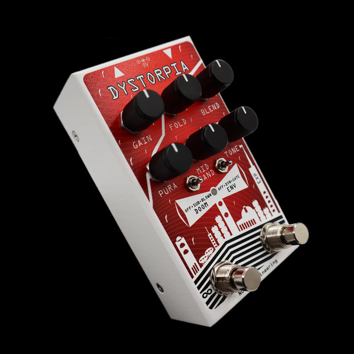 fuzz distortion pedal Noise Engineering Dystorpia Fuzz Overdrive Pedal — Truetone Music