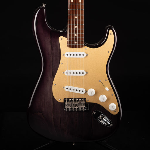Pre Owned Fender Custom Shop 60's Stratocaster Closet Classic Ebony Transparent Front Crop