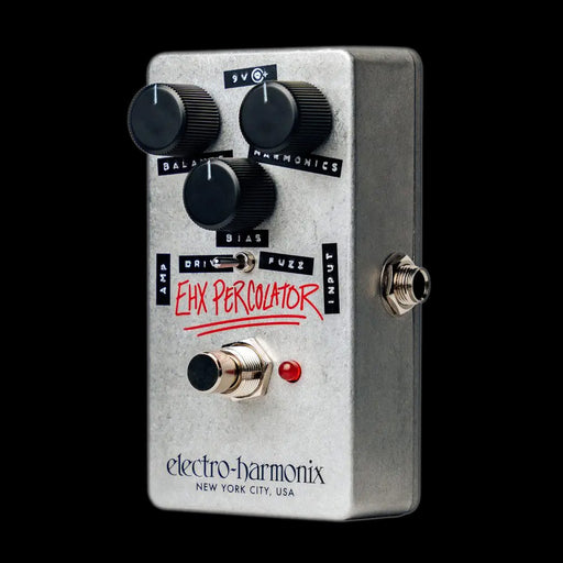 Electro-Harmonix Percolator Harmonic Saturator Pedal Angle Left