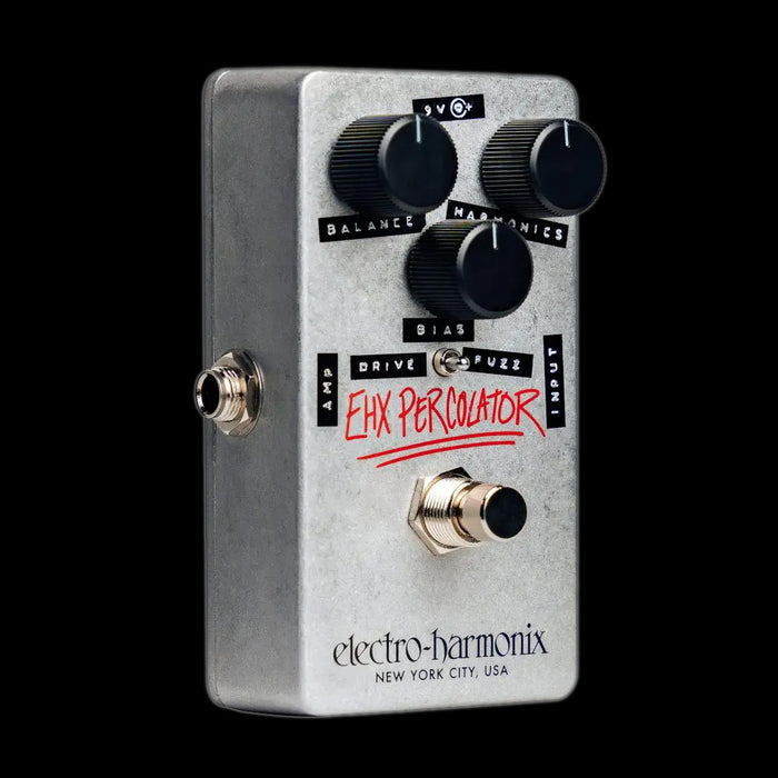Electro-Harmonix Percolator Harmonic Saturator Pedal Angle Right