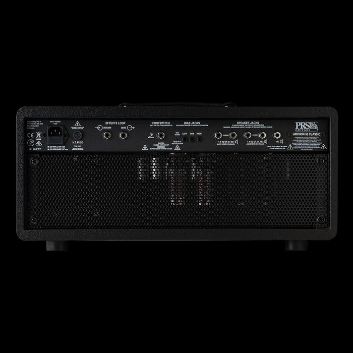 PRS Archon Classic 50-watt Guitar Amplifier Head Black Back