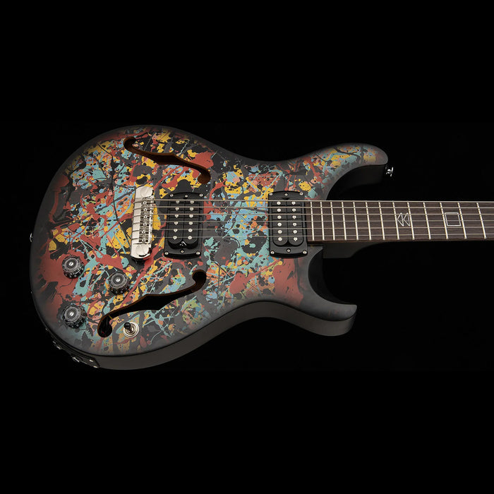 PRS SE Ed Sheeran Hollowbody I Baritone Piezo Cosmic Splash Closeup Body Right