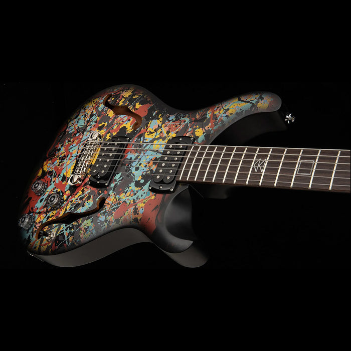 PRS SE Ed Sheeran Hollowbody I Baritone Piezo Cosmic Splash Angle Right