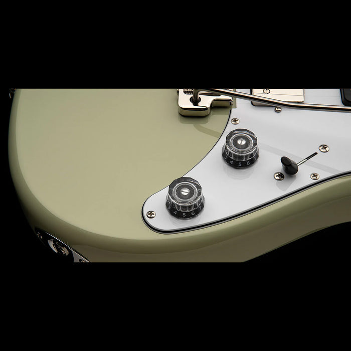 PRS SE Studio Standard Silvertone Gray Closeup Controls