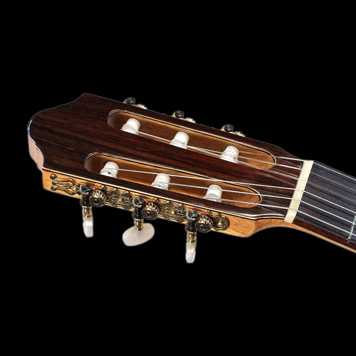 Kremona Soloist Series F65C Solid Cedar Top Nylon String Classical Acoustic Guitar Headstock