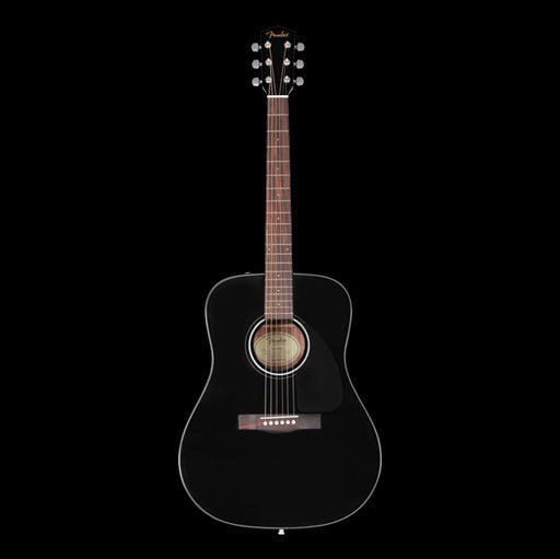 Fender CD-60 Dreadnought V3 w/Case Walnut Fingerboard Black Front