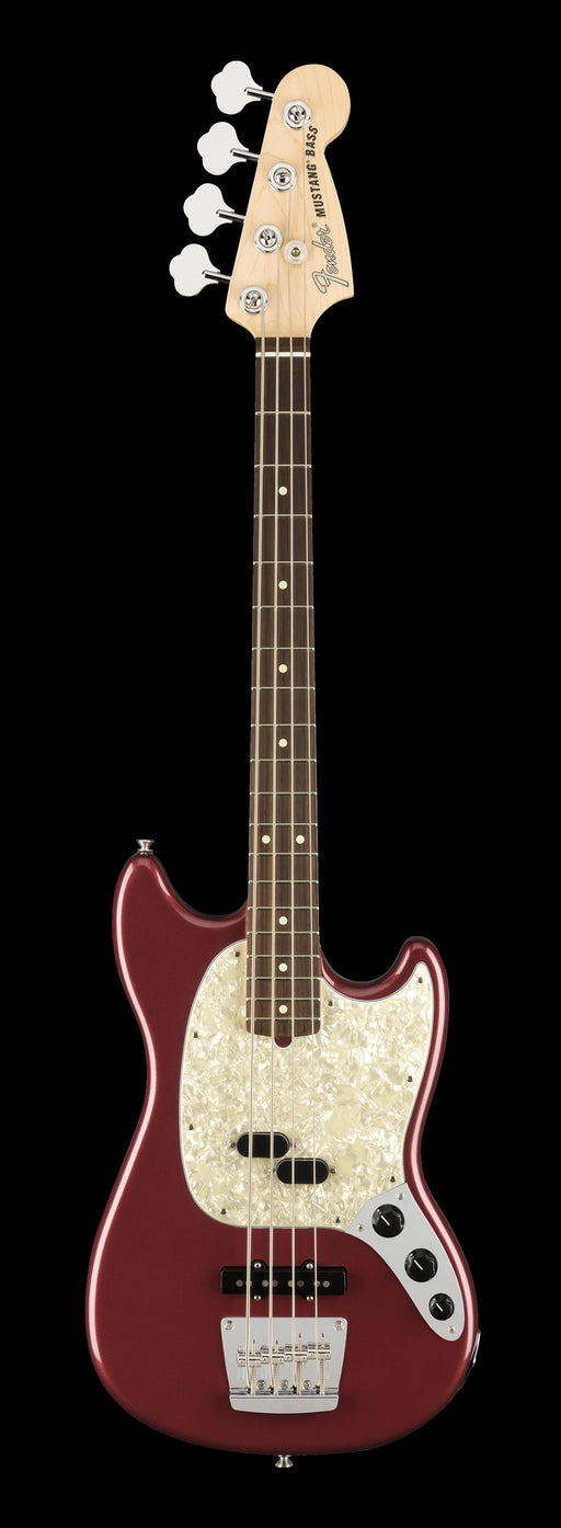Fender American Performer Mustang Bass Rosewood Fingerboard Aubergine With Gig Bag