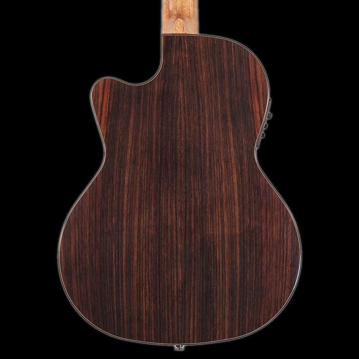 Kremona Performer Series Fiesta F65CW TLR Solid Cedar Top Nylon String Classical Acoustic Electric Guitar Back Crop