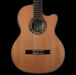 Kremona Performer Series Fiesta F65CW TLR Solid Cedar Top Nylon String Classical Acoustic Electric Guitar Front Crop