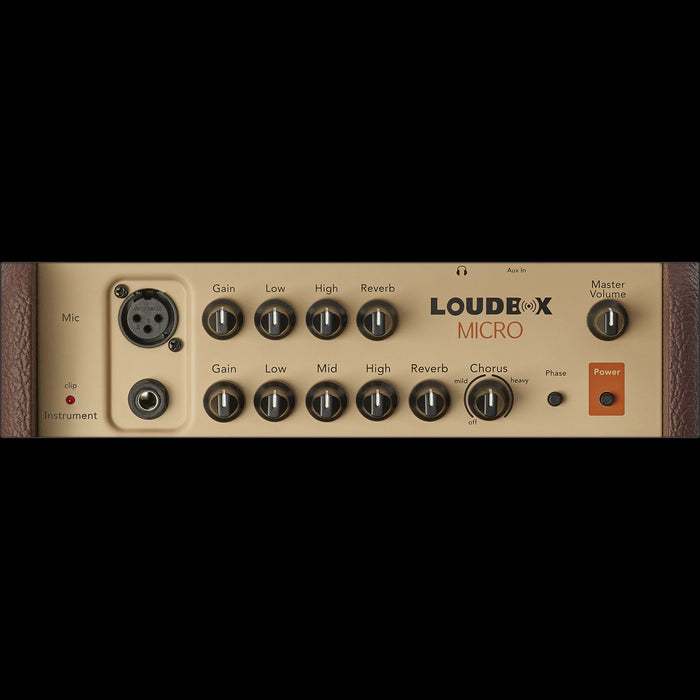 Fishman Loudbox Micro Guitar Amplifier Combo Controls