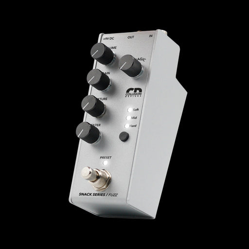 Collision Devices Snack Series Fuzz Pedal Front Angle 