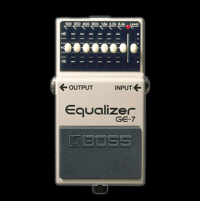 boss ge 7 eq pedal Boss GE-7 Graphic Equalizer EQ Guitar Effect Pedal — Truetone Music