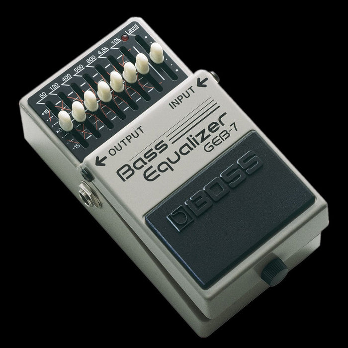 equalizer bass pedal Boss GEB-7 Graphic Equalizer Bass EQ Effect Pedal — Truetone Music