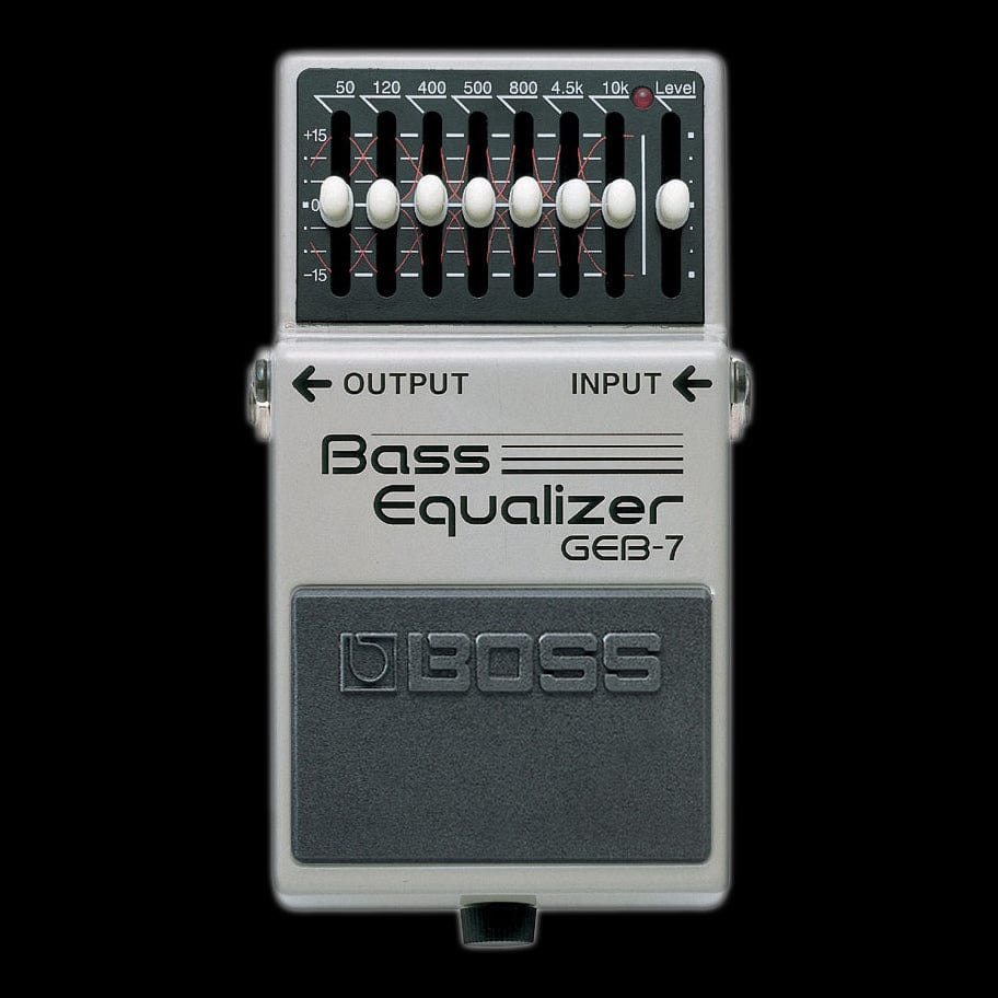 boss bass equalizer pedal Boss GEB-7 Graphic Equalizer Bass EQ Effect Pedal — Truetone Music