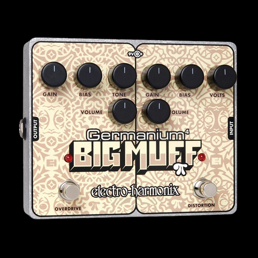 germanium overdrive pedal Electro-Harmonix Germanium 4 Big Muff Pi Distortion/Overdrive Pedal — Truetone Music