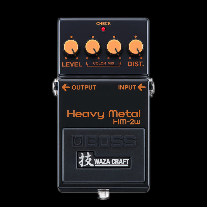heavy metal 2 pedal Boss Waza Craft Heavy Metal HM-2W Distortion Guitar Effect Pedal — Truetone Music