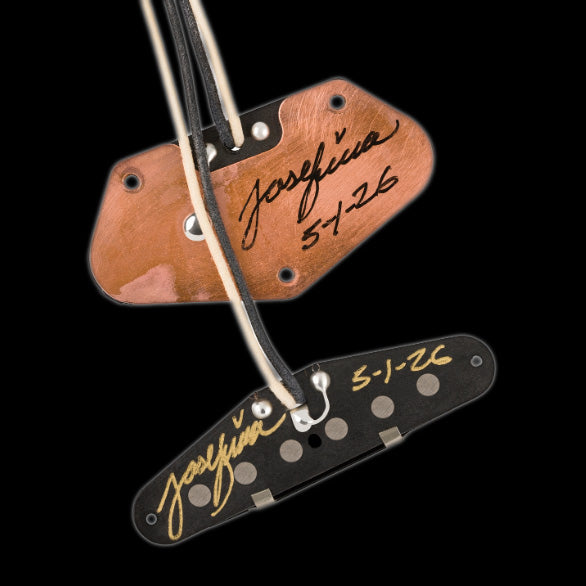 Fender Custom Shop Limited Edition Josefina Hand Wound Red Hot Telecaster Pickups Back Signed
