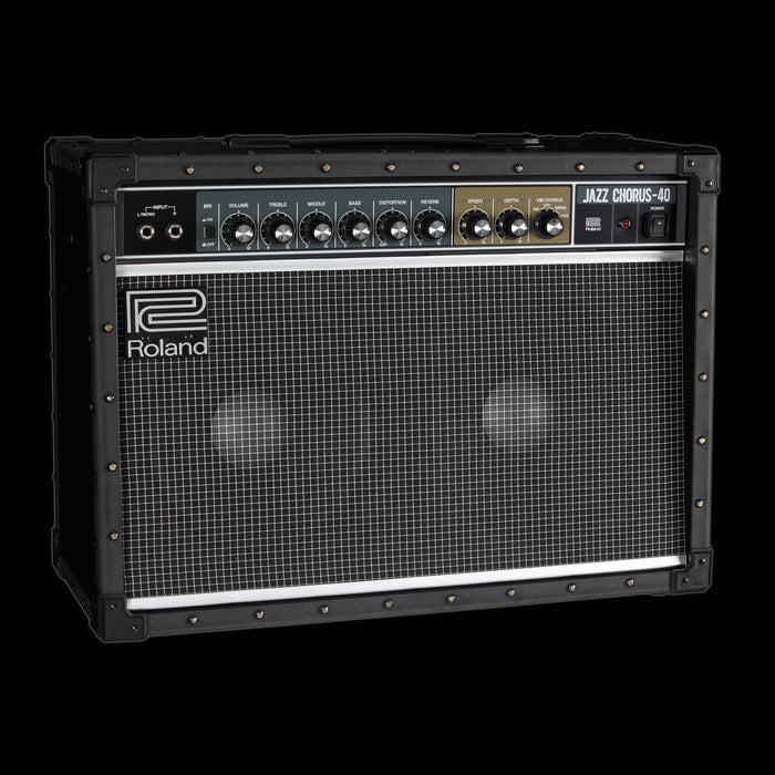 Roland JC-40 Jazz Chorus Guitar Amp Combo Front Angle