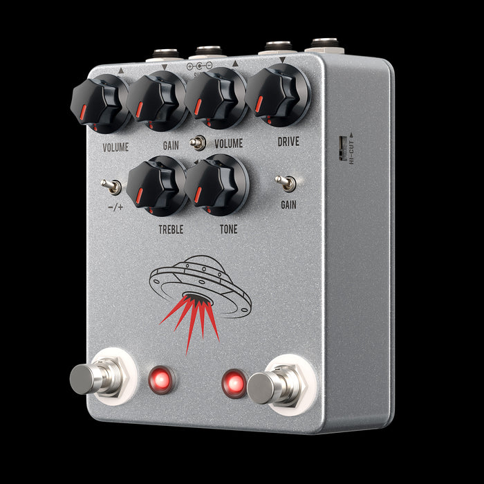 JHS The Wanderer Overdrive/Distortion Pedal Angle Left