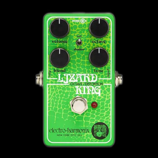 Electro-Harmonix Lizard King Bass Octave Fuzz Pedal Front 