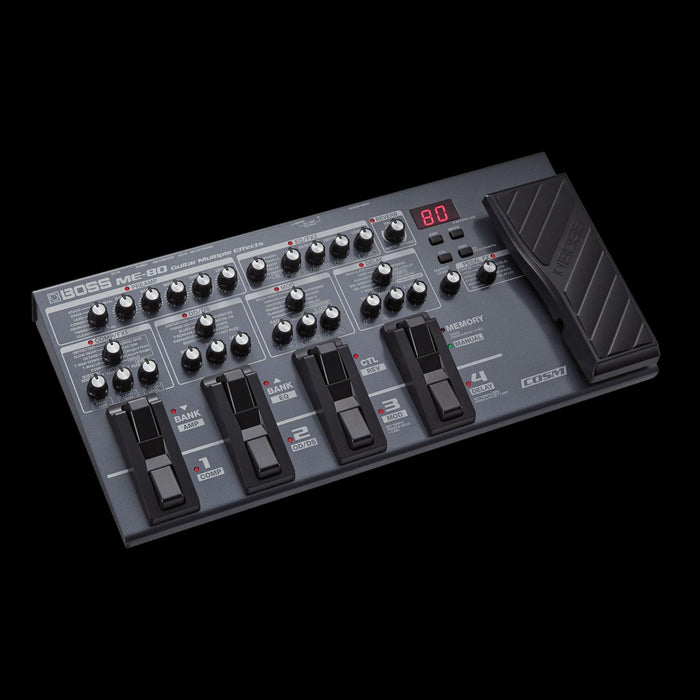 boss m80 pedal Boss ME-80 Multi Multiple Effect Guitar Pedal Board — Truetone Music