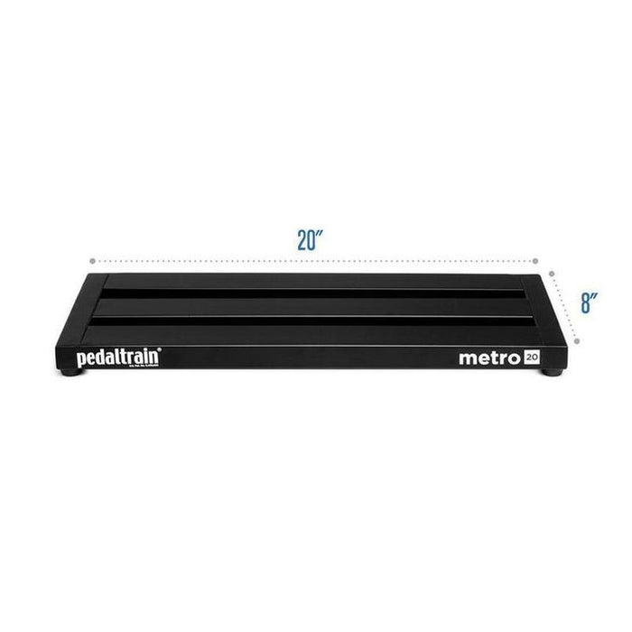 Pedaltrain  PT-M20-SC Metro 20 20” X 8” Pedalboard Dimensions