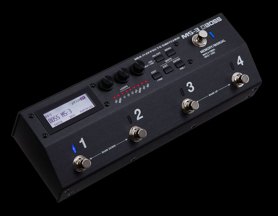 boss pedal switcher Boss MS-3 Multi Effect Guitar Pedal Switcher — Truetone Music