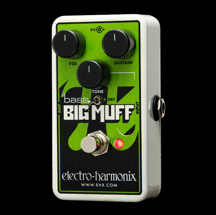 Electro-Harmonix Nano Bass Big Muff Pi Distortion/Sustainer Bass Guitar Effect Pedal Front