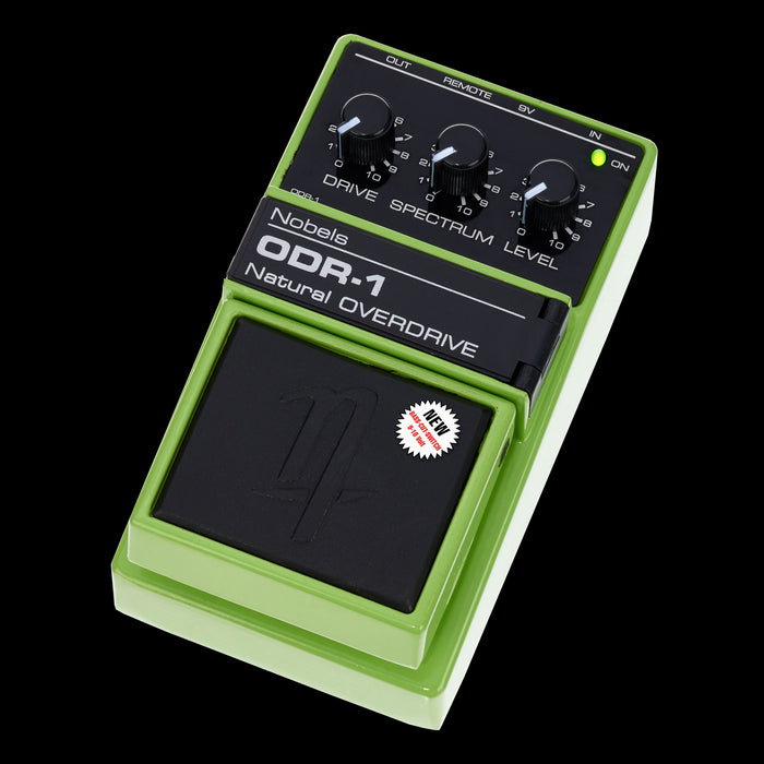 Nobels ODR-1 Natural Overdrive Guitar Effect Pedal Front Angle